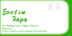 evelin haga business card